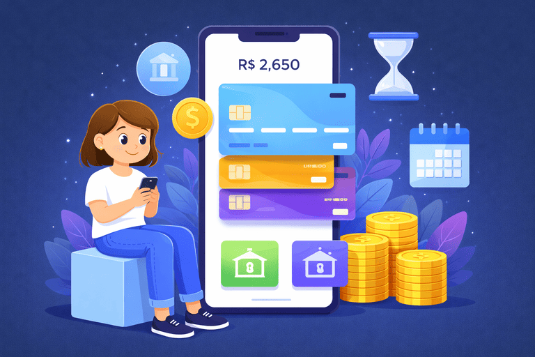 Gestão de contas e cartões